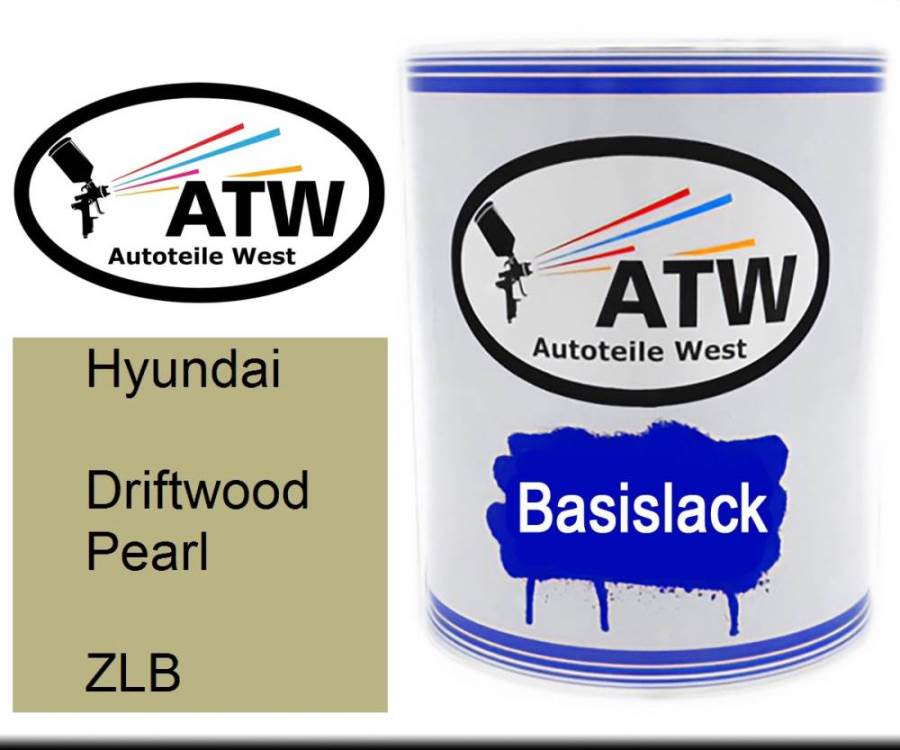 Hyundai, Driftwood Pearl, ZLB: 1L Lackdose, von ATW Autoteile West.